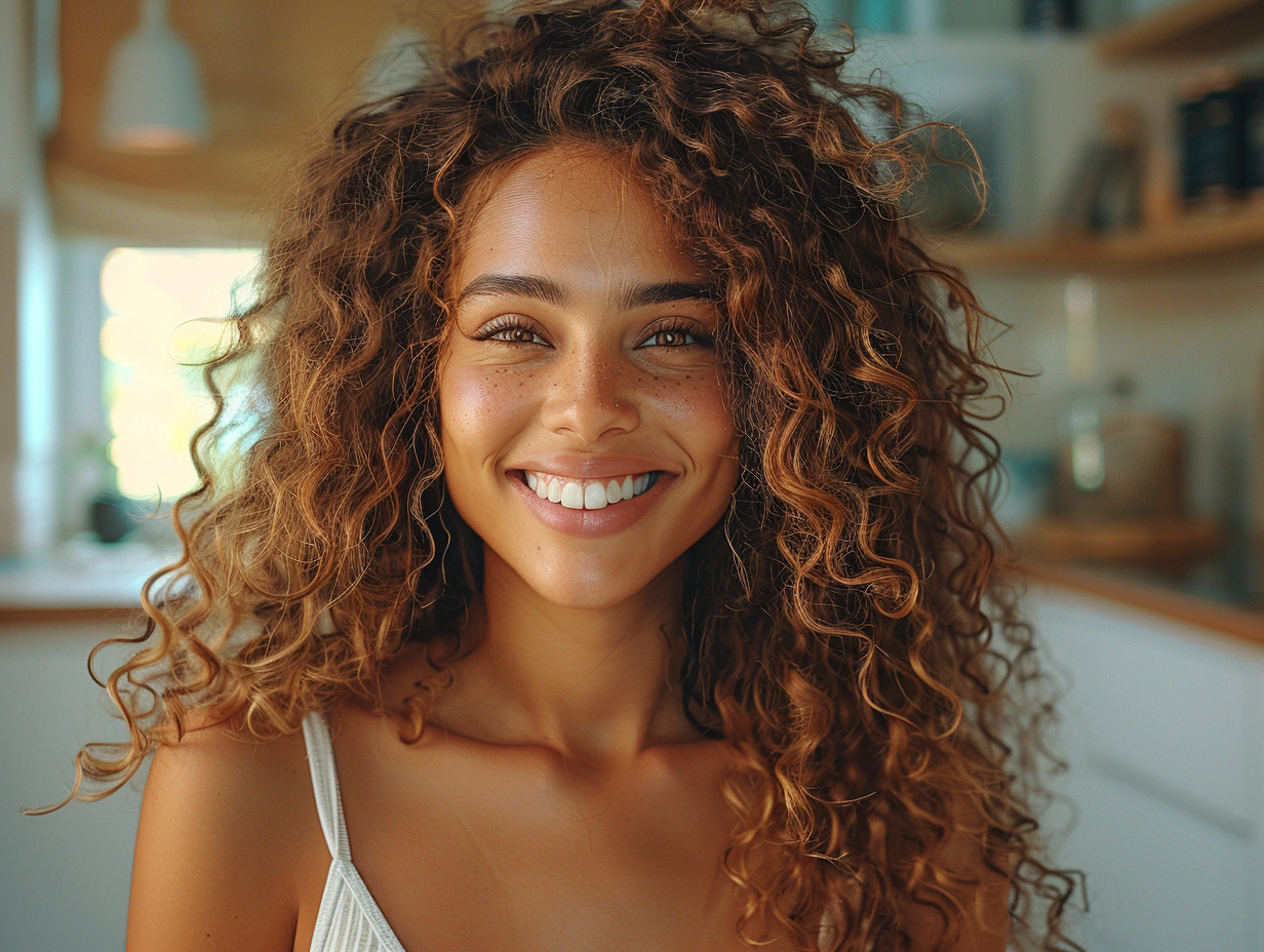 femme cheveux longs